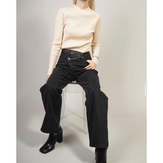 ザラ(ZARA)のHELK リブニット(ニット/セーター)