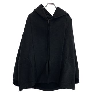 エドウィナホール(Edwina Hoerl)のEdwina Horl エドウィナホール BIG ZIP PARKA コーティングコットンビッグジップパーカー ブラック M(その他)