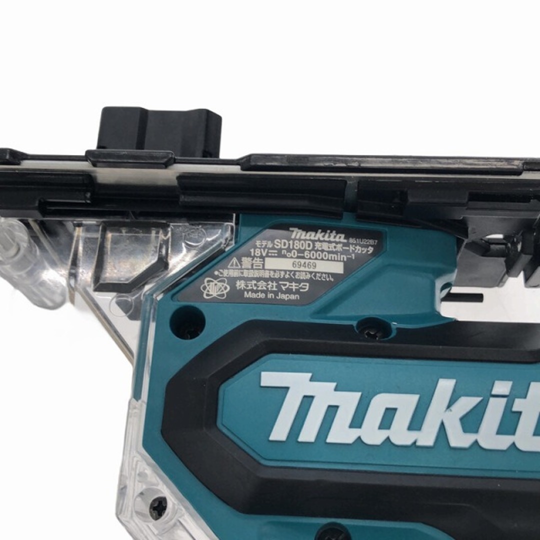 Makita(マキタ)の☆極美品☆ makita マキタ 18V 充電式ボードカッタ SD180DZ 青/ブルー 本体のみ コードレス 木工 切断 84772 自動車/バイクのバイク(工具)の商品写真