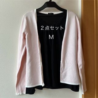 レディース まとめ売り セット売り カーディガン 長袖 トップス 薄手 M(Tシャツ(長袖/七分))