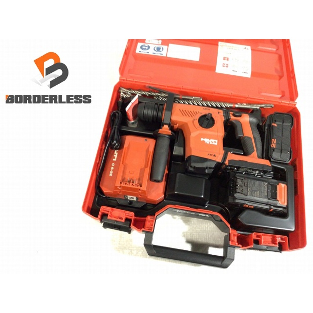 ☆美品☆ HILTI ヒルティ 充電式 ロータリハンマードリル TE6-22 ☆美品☆ HILTI ヒルティ 充電式 ロータリハンマードリル TE6-22