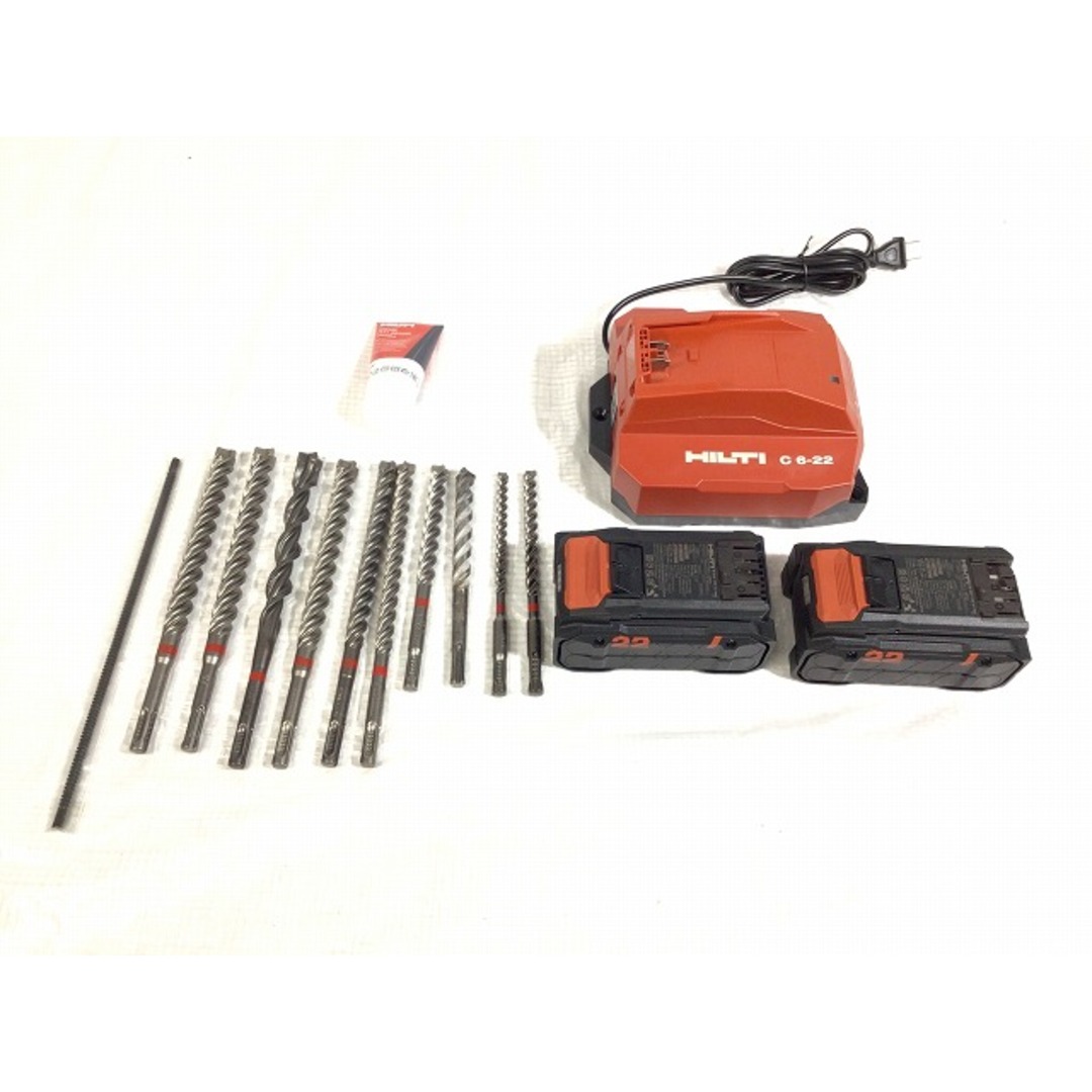 ☆美品☆ HILTI ヒルティ 充電式 ロータリハンマードリル TE6-22 ☆美品☆ HILTI ヒルティ 充電式 ロータリハンマードリル TE6-22