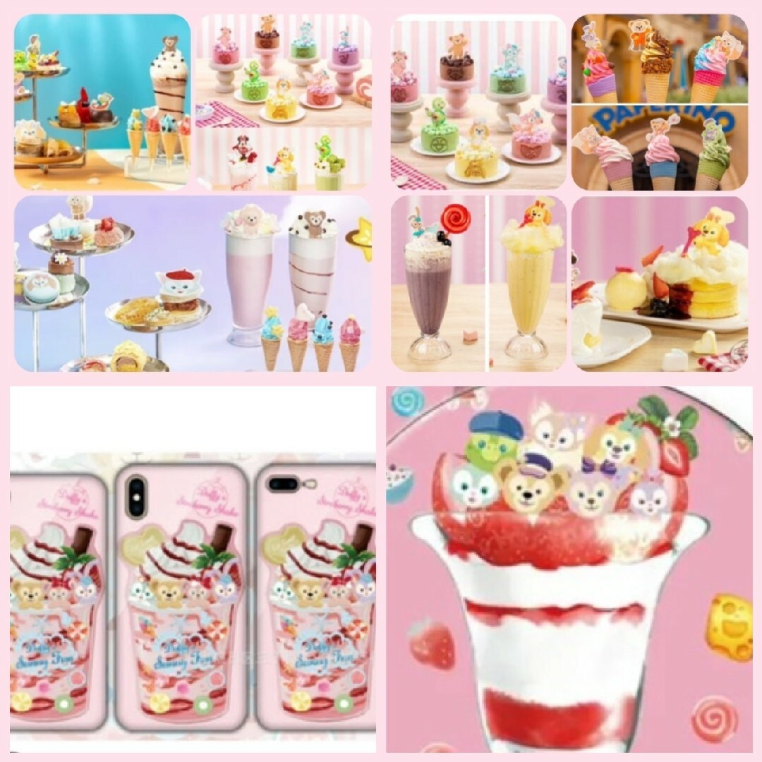 Disney(ディズニー)のミニショルダー🍨🍓ダッフィーフレンズ　ポシェットにも海外ディズニーランド レディースのバッグ(ショルダーバッグ)の商品写真