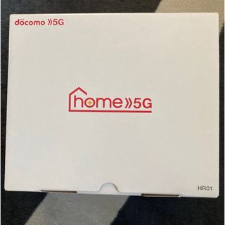 エヌティティドコモ(NTTdocomo)のhome5G HR01 docomo 楽天sim設定済(PC周辺機器)