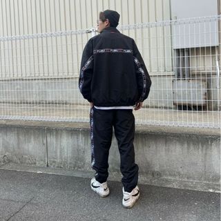 FUBU フブ フルジップジャケット L ブラック ストリートブランド名