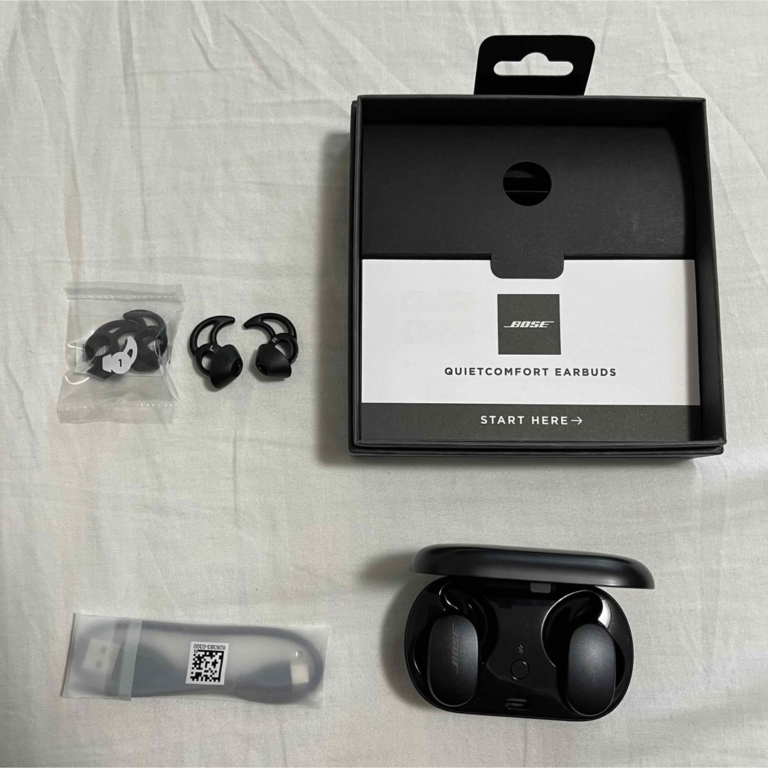 BOSE(ボーズ)の※故障品 BOSE QUIETCOMFORT EARBUDS スマホ/家電/カメラのオーディオ機器(ヘッドフォン/イヤフォン)の商品写真