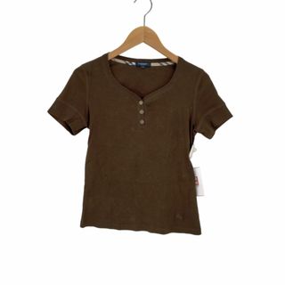 バーバリー(BURBERRY)のBURBERRY LONDON(バーバリーロンドン) ヘンリーネックTシャツ(Tシャツ(半袖/袖なし))