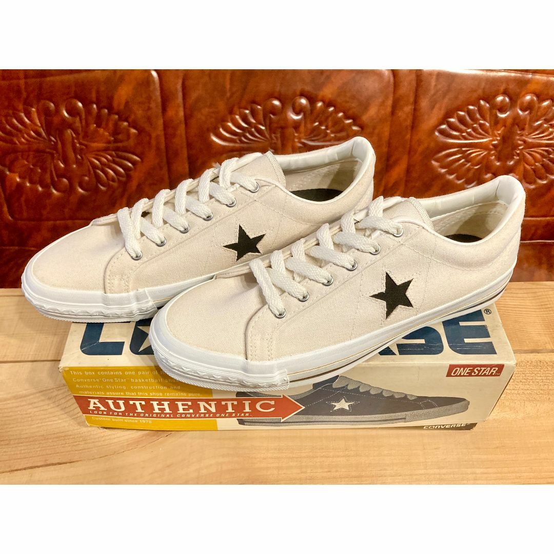 CONVERSE(コンバース)の★90s!USA!希少レア!コンバース ワンスター 白/黒 デッド 2311★ メンズの靴/シューズ(スニーカー)の商品写真