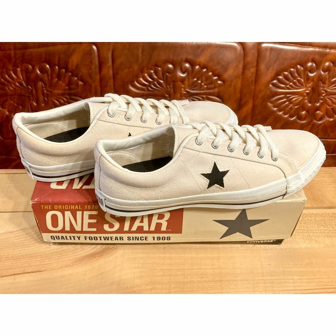 CONVERSE - ☆90s!USA!希少レア!コンバース ワンスター 白/黒 CONVERSE - ☆90s!USA!希少レア!コンバース ワンスター 白/黒