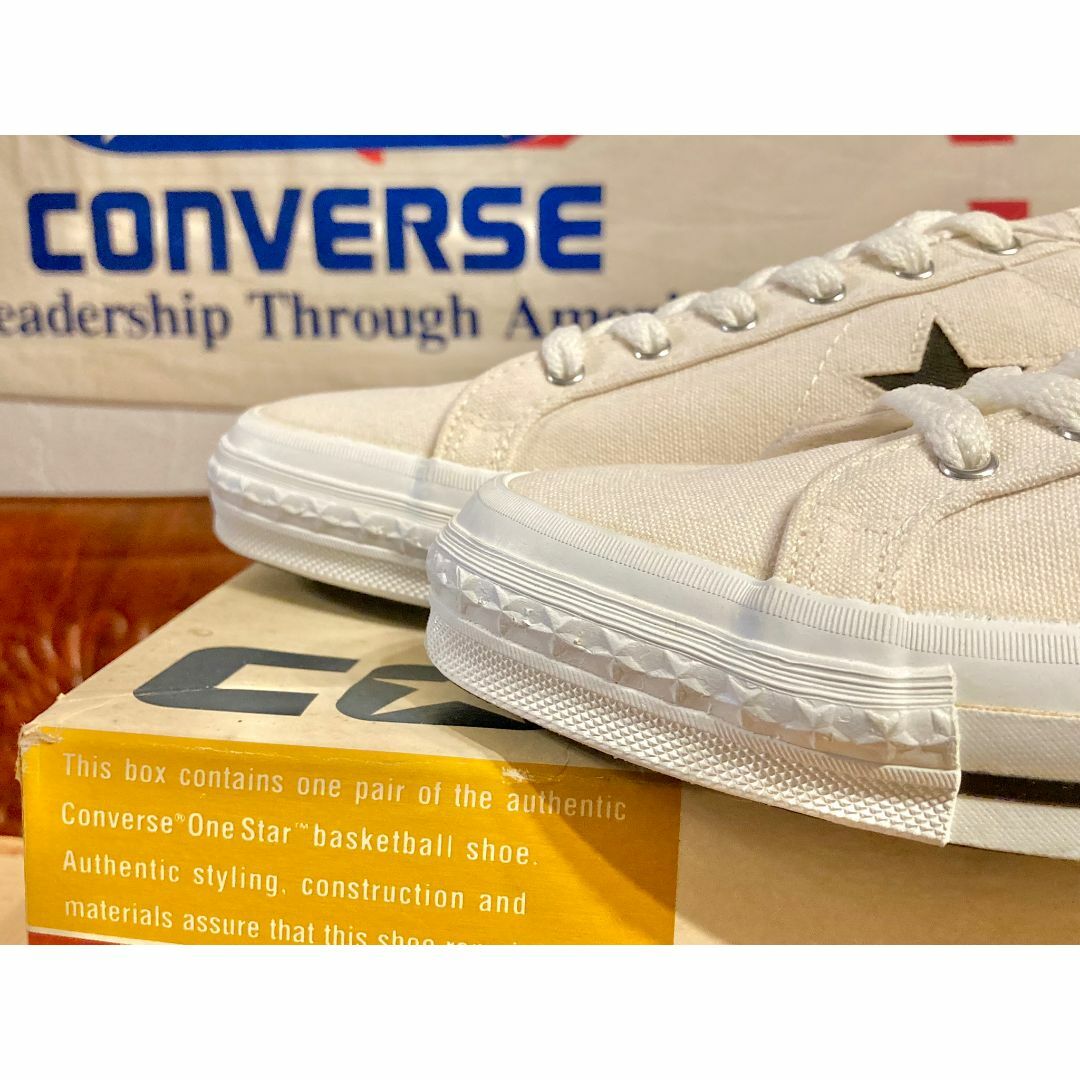 CONVERSE - ☆90s!USA!希少レア!コンバース ワンスター 白/黒 CONVERSE - ☆90s!USA!希少レア!コンバース ワンスター 白/黒