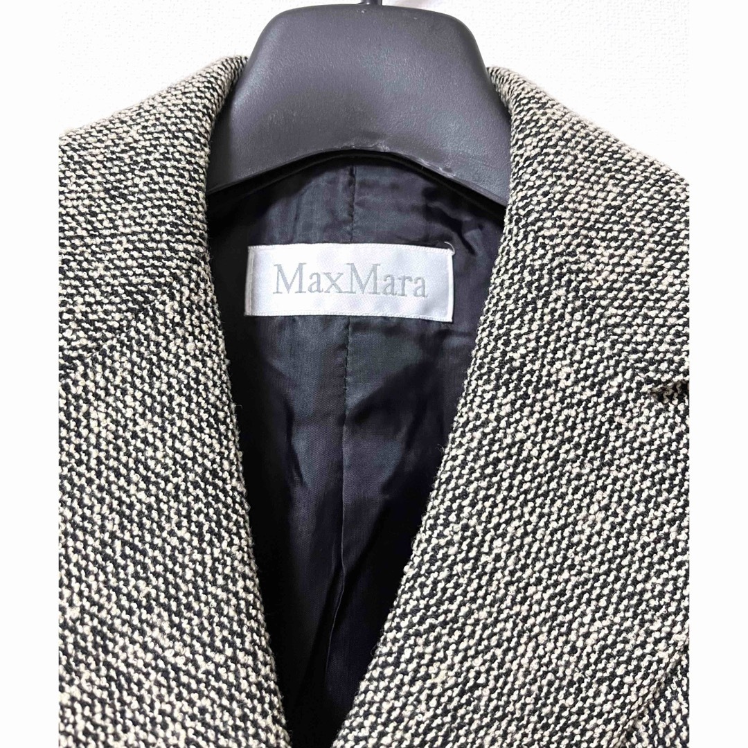 Max Mara(マックスマーラ)の【美品】マックスマーラ　ジャケット　白タグ  Max Mara  小さめサイズ レディースのジャケット/アウター(テーラードジャケット)の商品写真