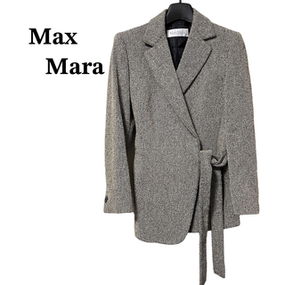 マックスマーラ(Max Mara)の【美品】マックスマーラ　ジャケット　白タグ  Max Mara  小さめサイズ(テーラードジャケット)