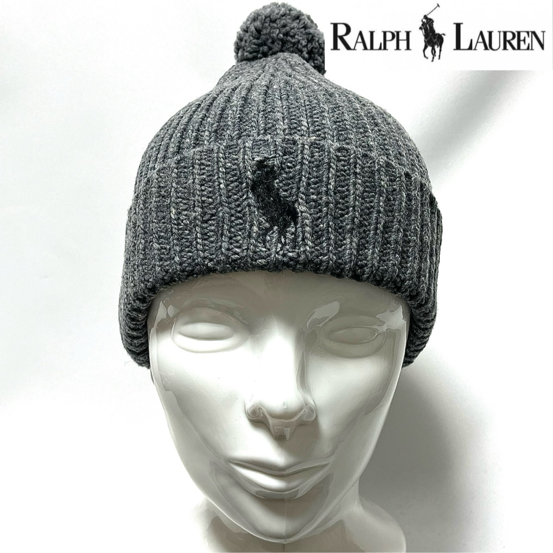 POLO RALPH LAUREN(ポロラルフローレン)の【新品】Polo Ralph Lauren ラルフローレン BIGポニーロゴ メンズの帽子(ニット帽/ビーニー)の商品写真