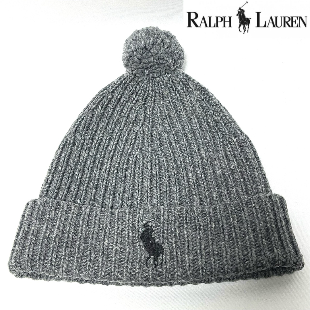 POLO RALPH LAUREN(ポロラルフローレン)の【新品】Polo Ralph Lauren ラルフローレン BIGポニーロゴ メンズの帽子(ニット帽/ビーニー)の商品写真