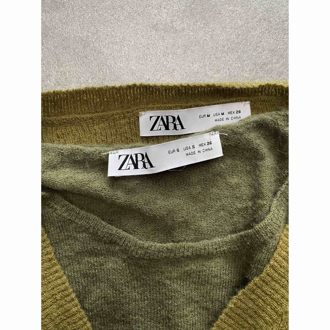 ZARA(ザラ)のザラ　スカート＆長袖ニット＆ニットベスト　 レディースのトップス(ニット/セーター)の商品写真