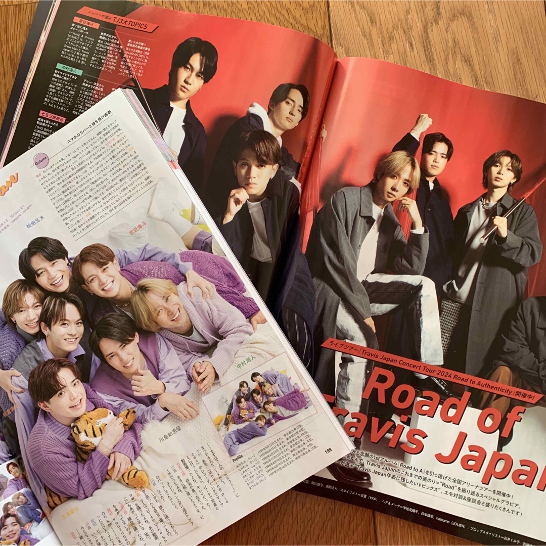 Johnny's(ジャニーズ)の月刊ザテレビジョン TVガイドTVfan TVnavi  TravisJapan エンタメ/ホビーのコレクション(印刷物)の商品写真