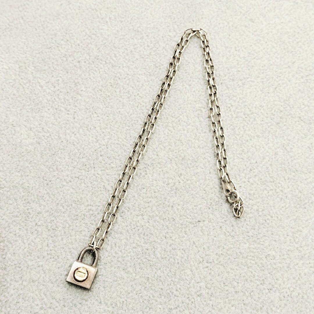 IRONY(アイロニー)のシルバー925 / K18　irony　ネックレス　南京錠 レディースのアクセサリー(ネックレス)の商品写真