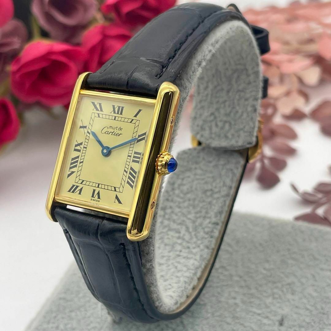 Cartier - T591 カルティエ ヴェルメイユ マストタンクLM アイボリー ...