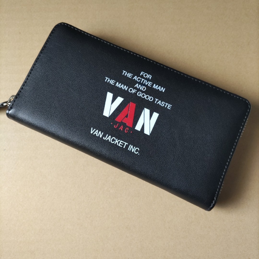 VAN JAC 長財布 牛革製 ヴァンヂャケット 小銭入れ付き ロング VAN JAC 長財布 牛革製 ヴァンヂャケット 小銭入れ付き ロング