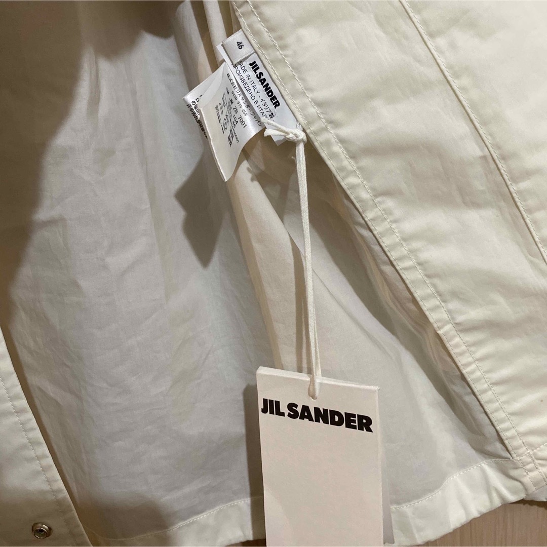 Jil Sander(ジルサンダー)のJIL SANDER バックロゴプリント  コーチジャケット ブルゾン 20SS メンズのジャケット/アウター(その他)の商品写真