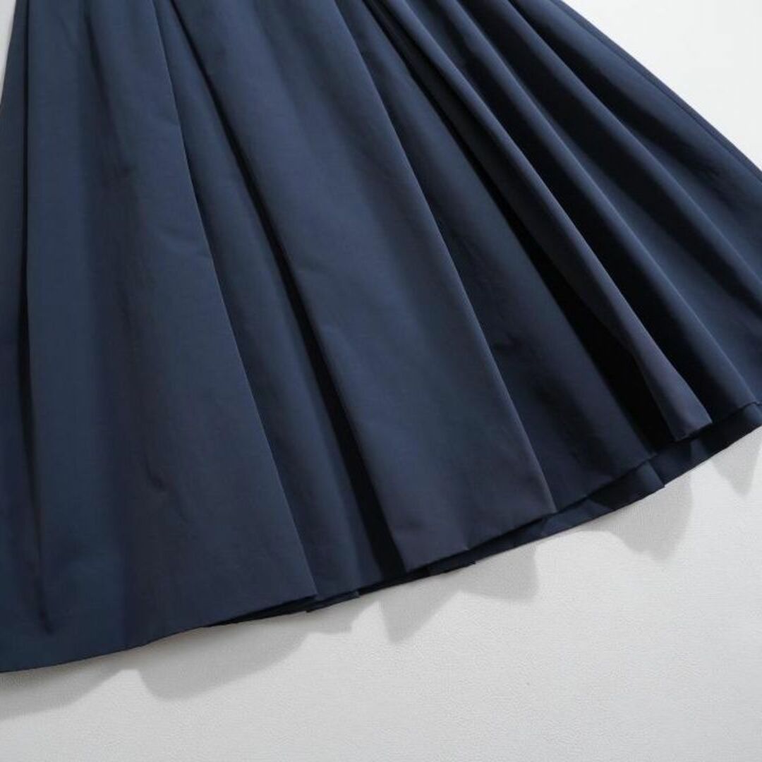 ENFOLD(エンフォルド)の618*美品 エンフォルド ENFOLD グログラン ボックス フレアスカート レディースのスカート(ロングスカート)の商品写真