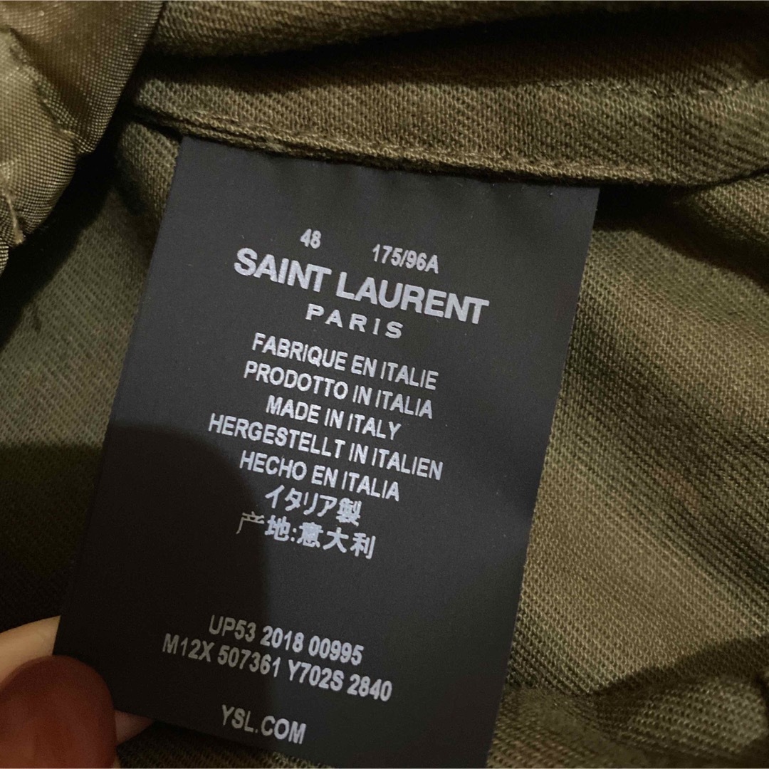 Saint Laurent(サンローラン)のサンローラン　モッズコート　カーキ メンズのジャケット/アウター(モッズコート)の商品写真