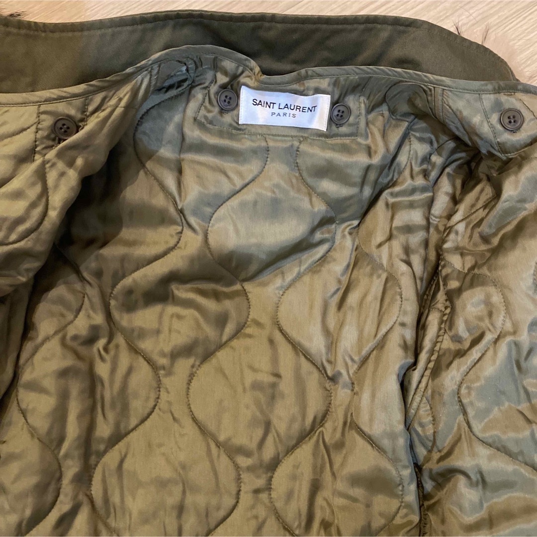 Saint Laurent(サンローラン)のサンローラン　モッズコート　カーキ メンズのジャケット/アウター(モッズコート)の商品写真
