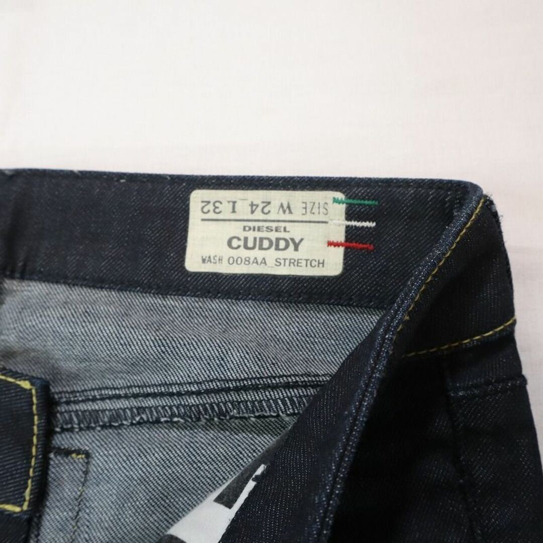 DIESEL(ディーゼル)のディーゼル CUDDY ローライズストレッチジーンズ 濃紺スキニー 24 M相当 レディースのパンツ(デニム/ジーンズ)の商品写真