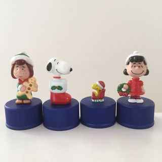 スヌーピー(SNOOPY)のスヌーピー   ペプシ　ボトルキャップ　4個(キャラクターグッズ)