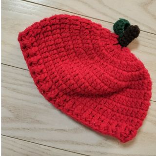 りんごのニット帽　50cm(帽子)