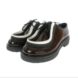 プラダ(PRADA)のプラダ PRADA 23AW ブラッシュドレザー レースアップシューズ 6(その他)