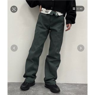 ディッキーズ(Dickies)の新品未使用　Dickies874 32×28 グリーン　ワークパンツ(ワークパンツ/カーゴパンツ)