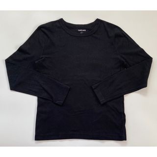 スリードッツ(three dots)のthree dots 米国製 ロングスリーブカットソー M ブラック(Tシャツ/カットソー(七分/長袖))