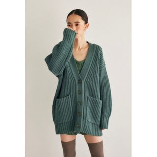 マウジー(moussy)の【M_】LOOSE KNIT カーディガン (カーディガン)