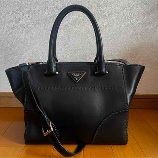 PRADA - プラダ PRADA サフィアーノ ベルニーチェ BL0864 バイカラー ...