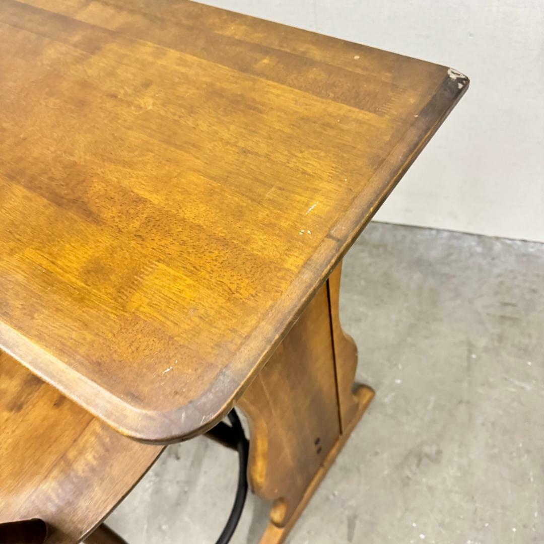 15411 カウンターテーブル 回転椅子２脚 インテリア/住まい/日用品の机/テーブル(ダイニングテーブル)の商品写真