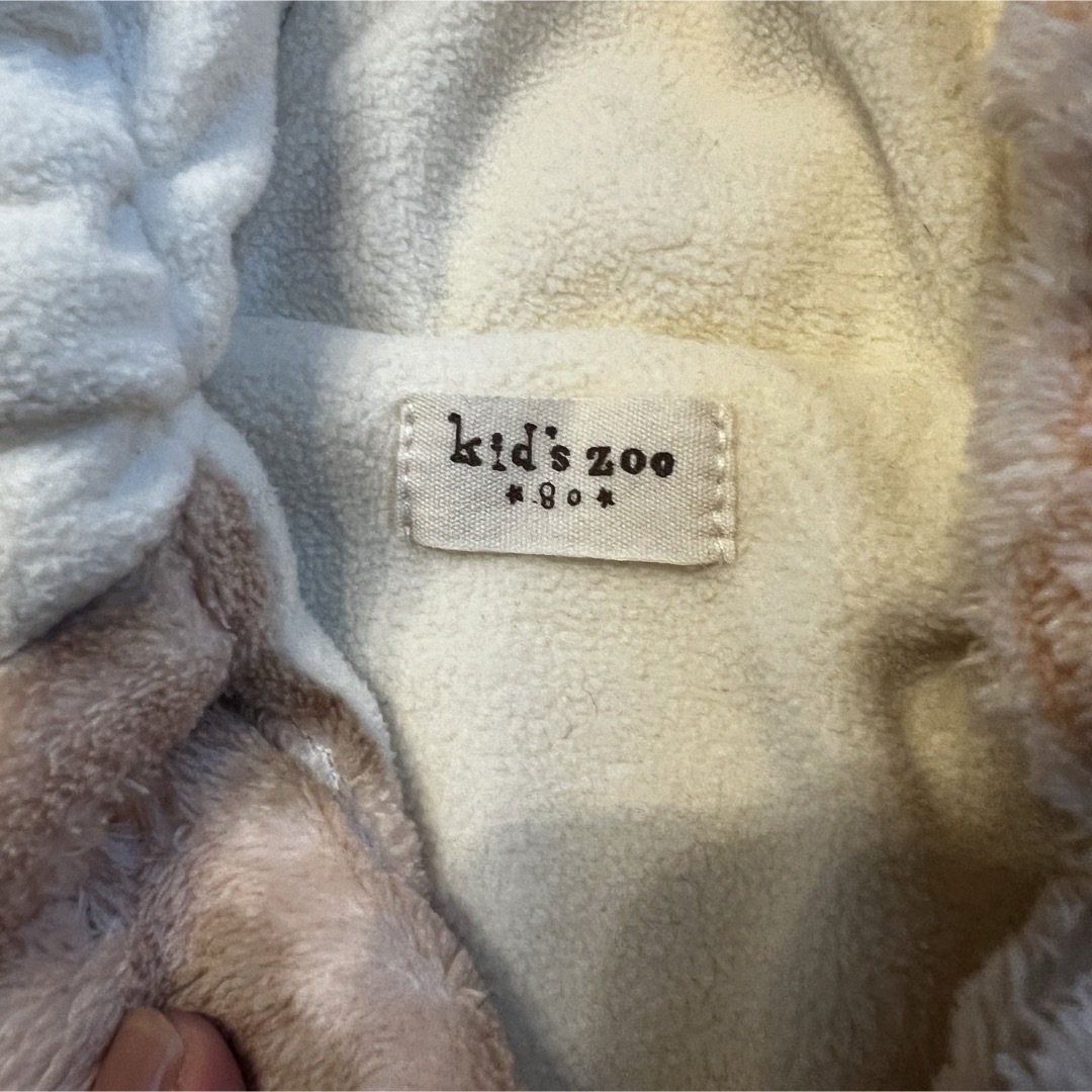 kid’s zoo(キッズズー)のkids zoo ポンチョ80サイズ キッズ/ベビー/マタニティのベビー服(~85cm)(ジャケット/コート)の商品写真