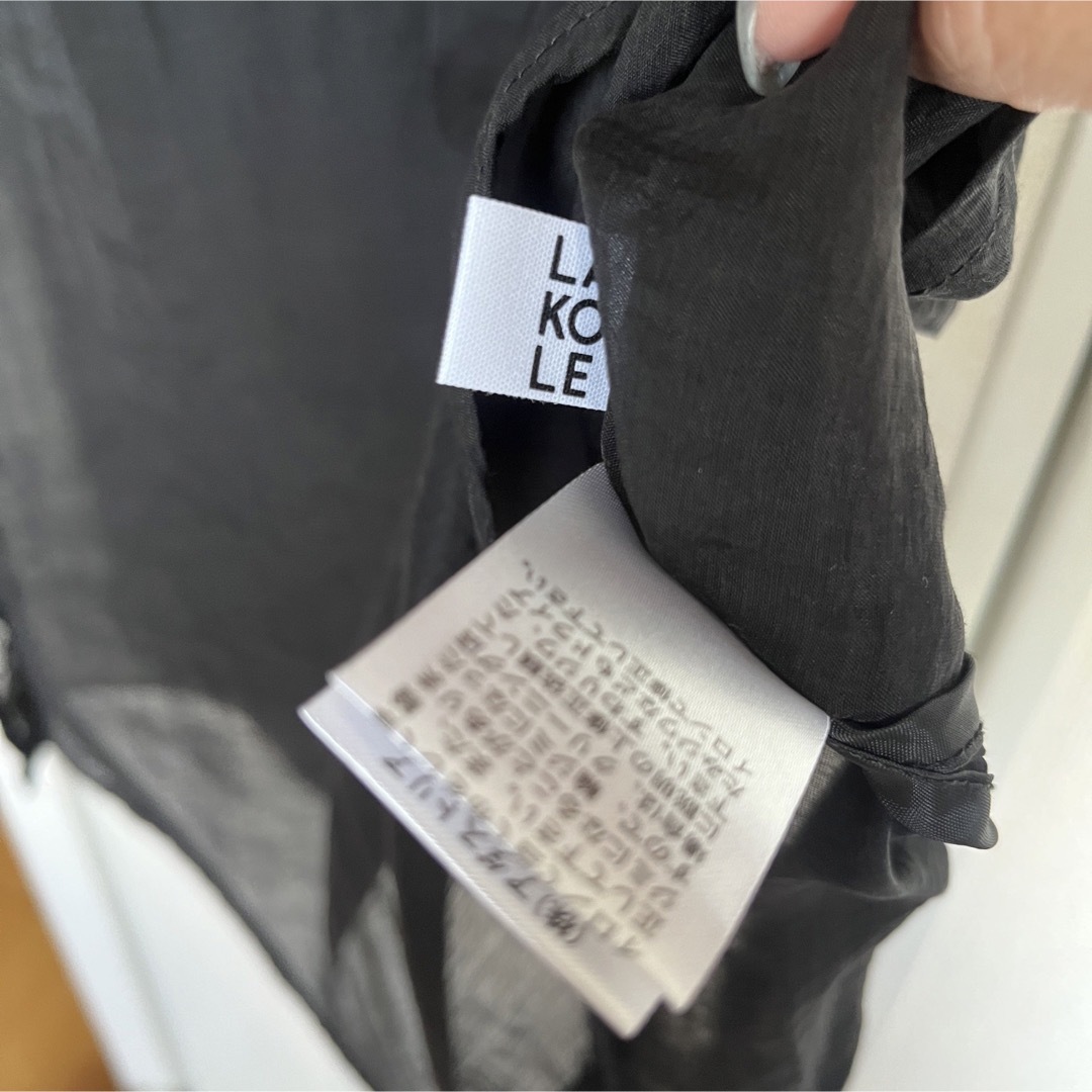 LAKOLE(ラコレ)の美品　LAKOLE シアーワッシャーパフチュニック レディースのスカート(ひざ丈スカート)の商品写真