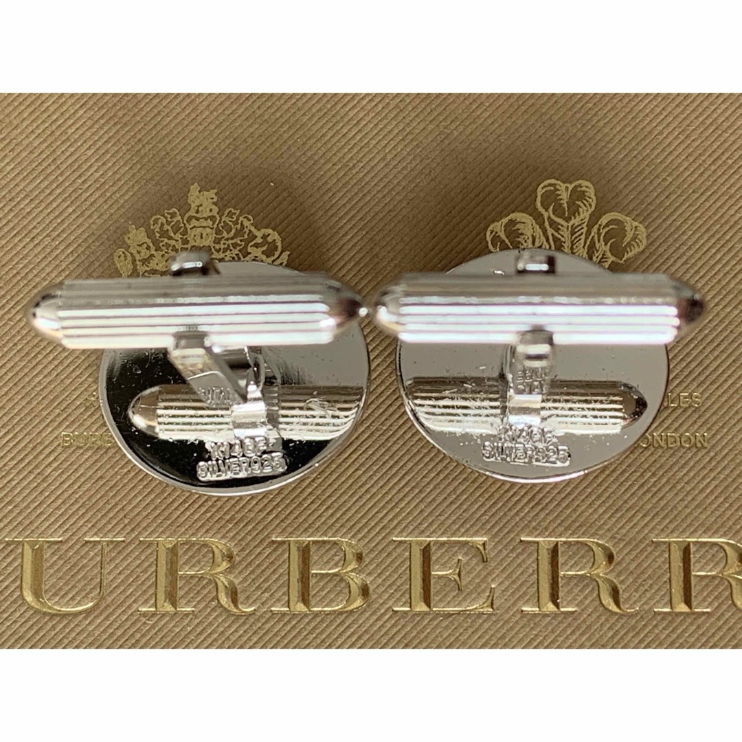 BURBERRY(バーバリー)の美品 Burberrysスターリングシルバー＆14GF製カフリンクス メンズのファッション小物(カフリンクス)の商品写真