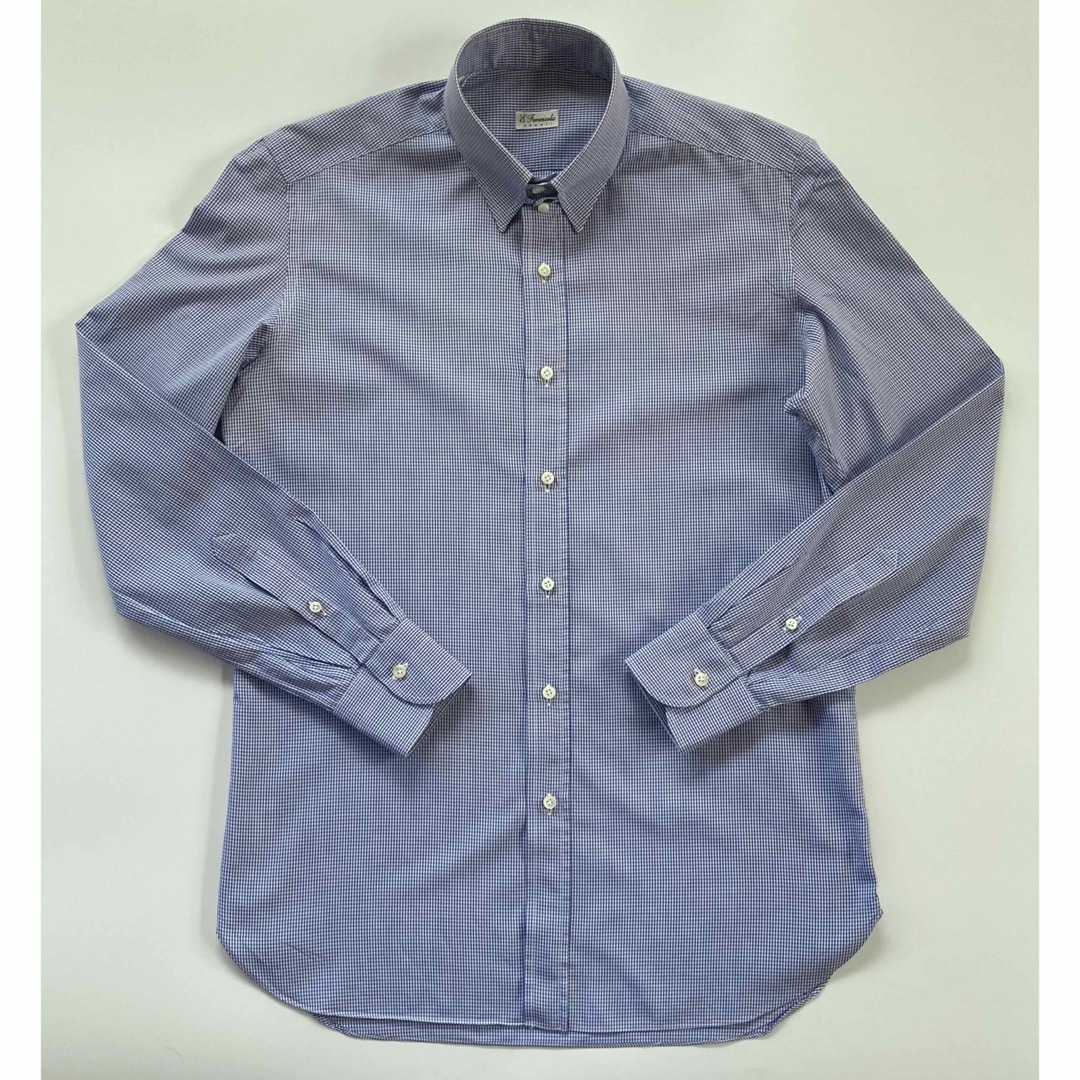 ERRICO FORMICOLA(エッリコフォルミコラ)のErrico Formicola イタリア製 タブカラーシャツ 39 ブルー メンズのトップス(シャツ)の商品写真
