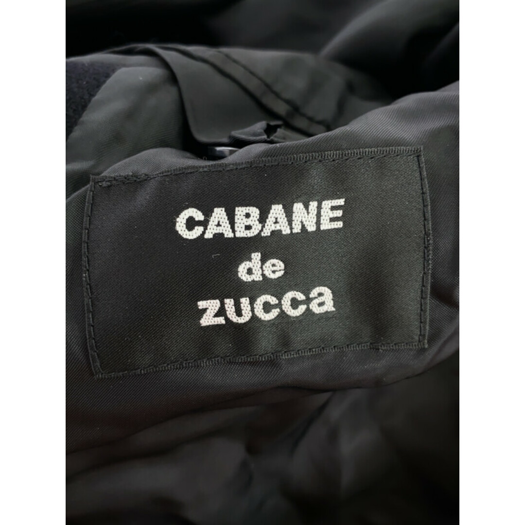 CABANE de ZUCCa(カバンドズッカ)のCABANE de ZUCCa カバンドズッカ フロントジップウールダッフルショートコート ブラック M メンズのジャケット/アウター(その他)の商品写真