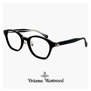 ヴィヴィアンウエストウッド(Vivienne Westwood)の【新品】 レディース ヴィヴィアン ウエストウッド メガネ 40-0013 c03 49mm Vivienne Westwood 眼鏡 女性 40-0013 ウェリントン 型 黒縁 黒ぶち セル フレーム オーブ(サングラス/メガネ)