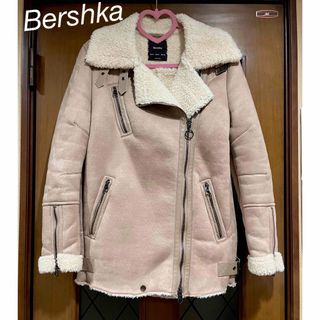 Bershka - SALE＊Bershka フェイクムートンライダースジャケット  Sサイズ＊