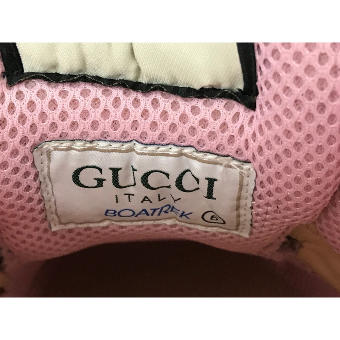 Gucci(グッチ)の▼▼GUCCI グッチ ローカットスニーカー BOATREK 576048 ブラウン メンズの靴/シューズ(スニーカー)の商品写真
