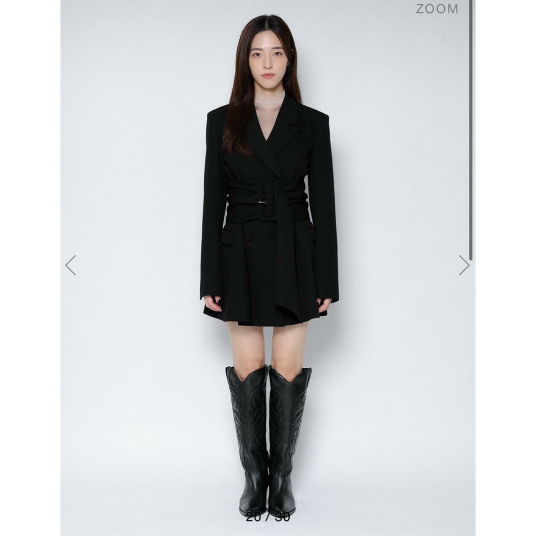 melt. - melt the lady thick belt jacket onepieceの通販 by ゆ melt. - melt the lady thick belt jacket onepieceの通販 by ゆ