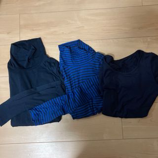 ユニクロ(UNIQLO)のヒートテック　140サイズ  3枚まとめ売り(下着)