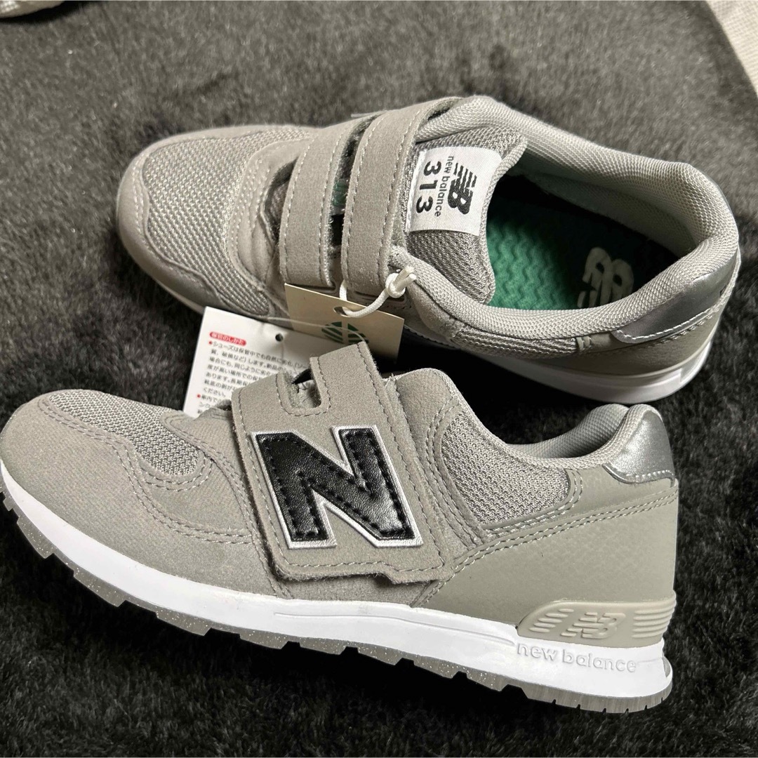 New Balance(ニューバランス)のニューバランス313★キッズスニーカー☆グレー20センチ キッズ/ベビー/マタニティのキッズ靴/シューズ(15cm~)(スニーカー)の商品写真