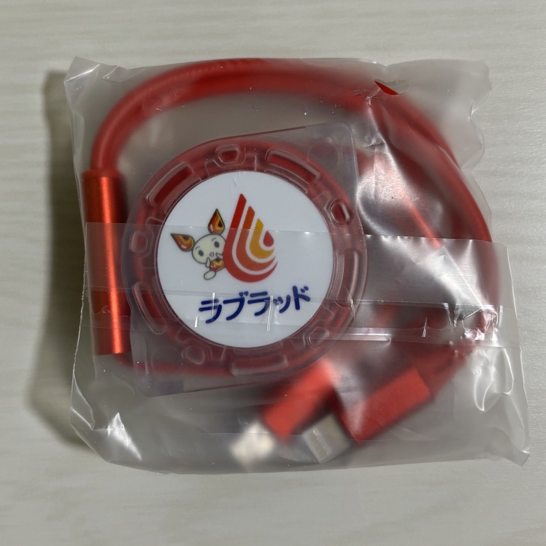 けんけつちゃん　USB充電ケーブル エンタメ/ホビーのコレクション(ノベルティグッズ)の商品写真