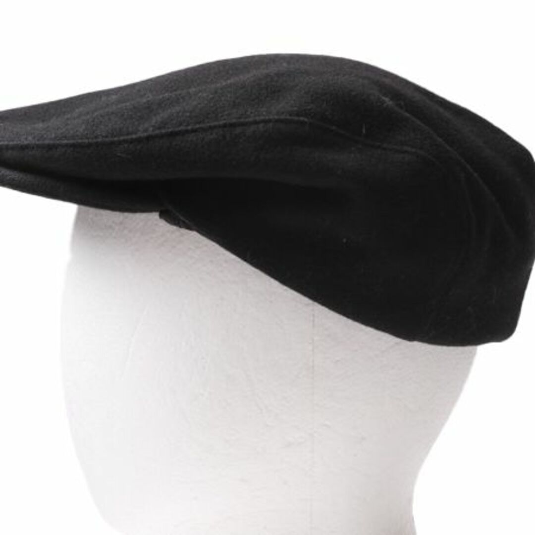 PENDLETON(ペンドルトン)のUSA製 ぺンドルトン 耳当て付き  ウール ハンチング メンズ S 古着 PENDLETON キャップ 帽子 ライナー付き キャスケット 黒 カスタムメイド メンズの帽子(ハンチング/ベレー帽)の商品写真
