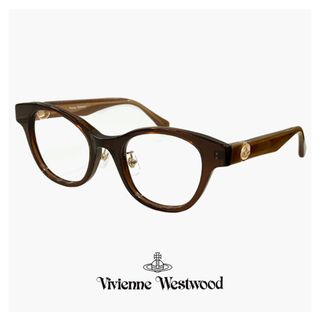 ヴィヴィアンウエストウッド(Vivienne Westwood)の【新品】 ヴィヴィアン ウエストウッド レディース メガネ 40-0014 c01 48mm Vivienne Westwood 眼鏡 女性 40-0014 ボスリントン 型 小顔 小物 セル フレーム オーブ(サングラス/メガネ)